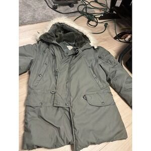 USAF N-3B Snorkel Parka Greenbrier Cold Weather Jacket Military size small